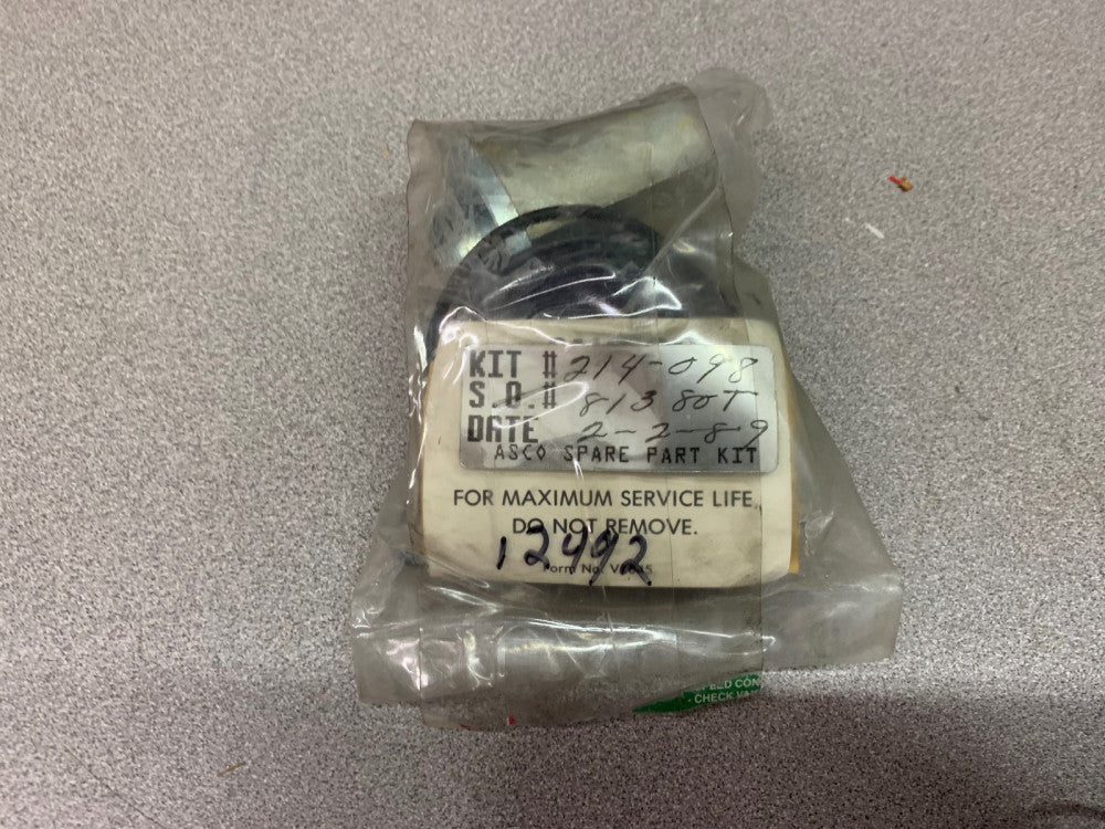 NEW NO BOX ASCO KIT 214-098