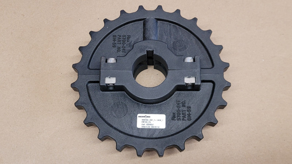 Rexnord NS5700-24T_1-1/4IN_1KW1SS_PA Split Sprocket 10028537 1-1/4" Bore