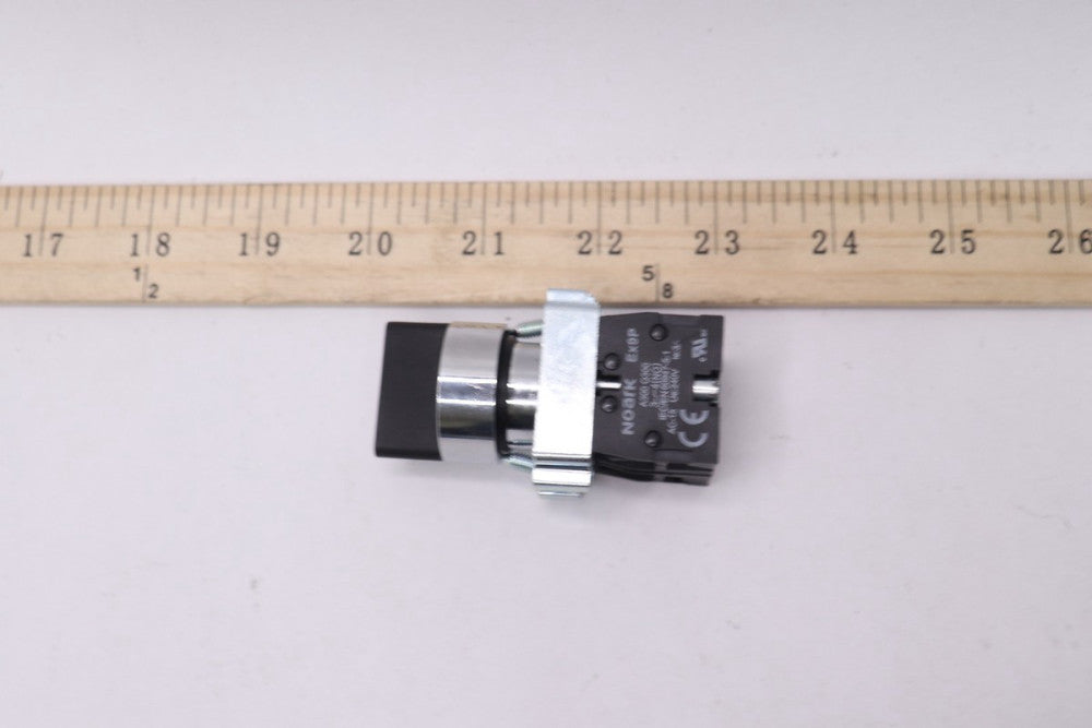 Noark 3-Position Selector Switch w/ 2-N/O Contact Blocks EX9PBD33