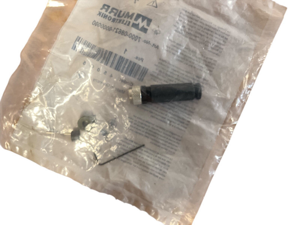 1PC MURRELEKTRONIK INC 7000-08621-0000000 Connector, M8, FE, field-wireable, sc