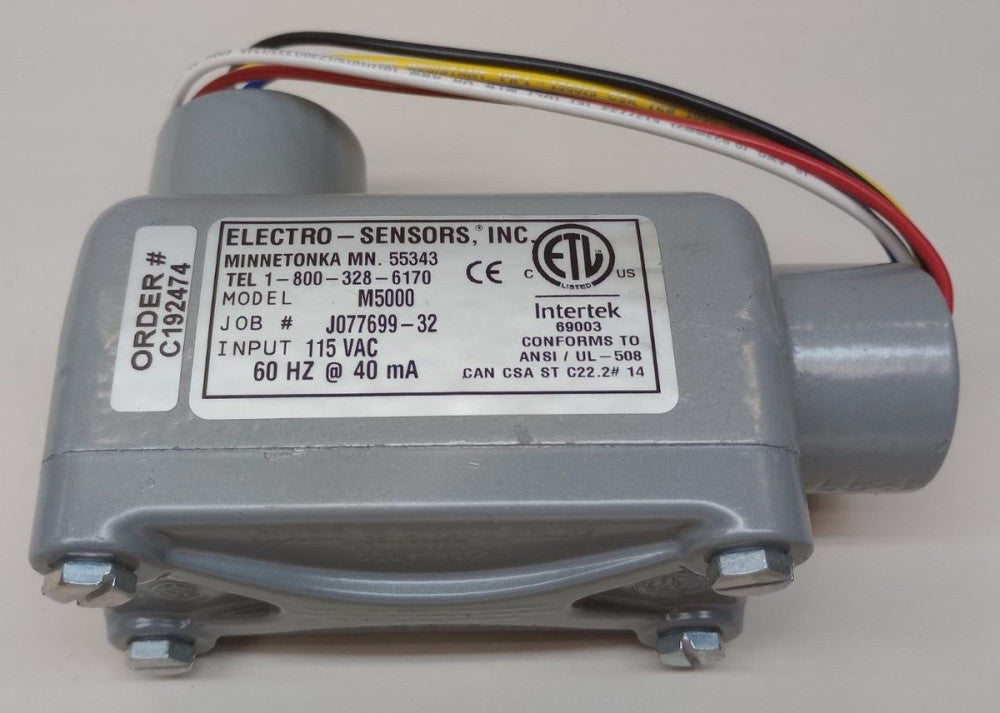 Electro Sensors M5000 Speed Switch 115VAC 60Hz