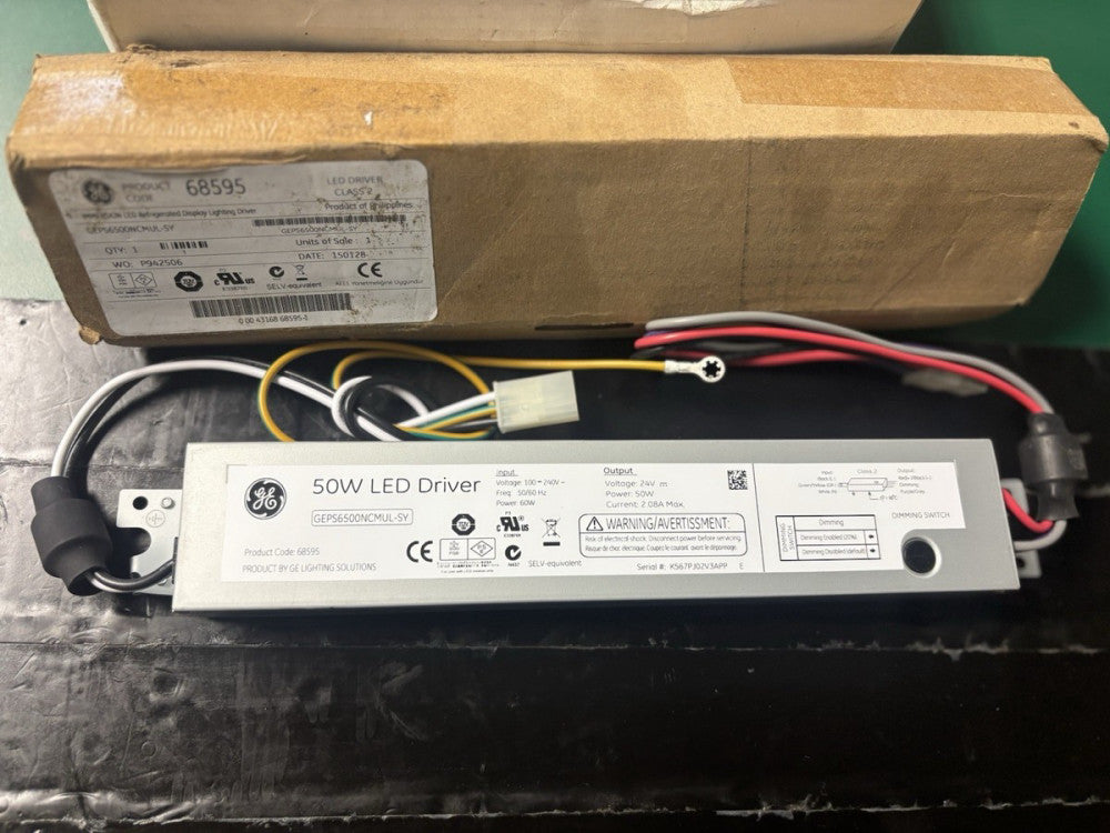 NEW General Electric Refrigerated Display Lighting Driver GEPS6500NCMUL-SY