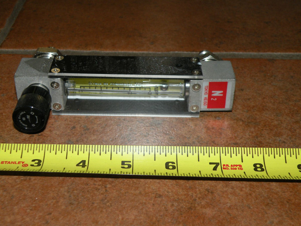 TOKYO KEISO Flowmeter  F95-221228 SL/min N2 760mmHgabs