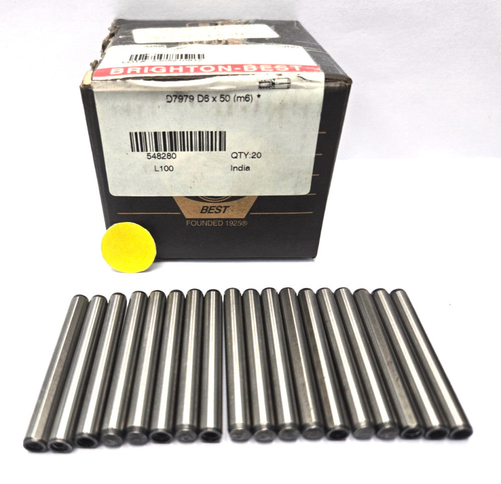 PULL-OUT DOWEL PIN *D7979 D6X50 (m6) **** LOT OF 18