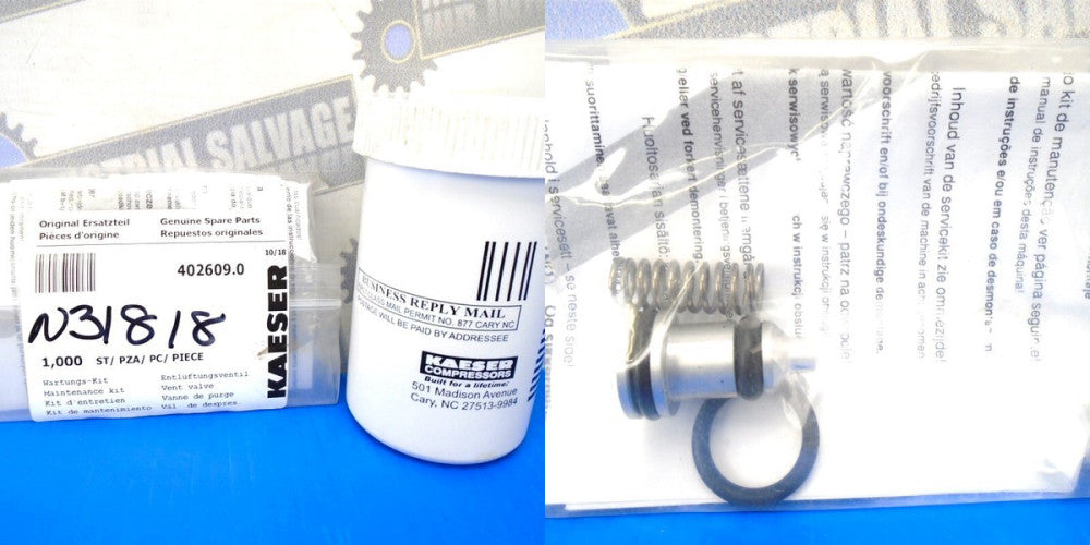 Genuine KAESER - 402609.0 - VENT VALVE REPAIR KIT - (NEW IN BAG) OEM