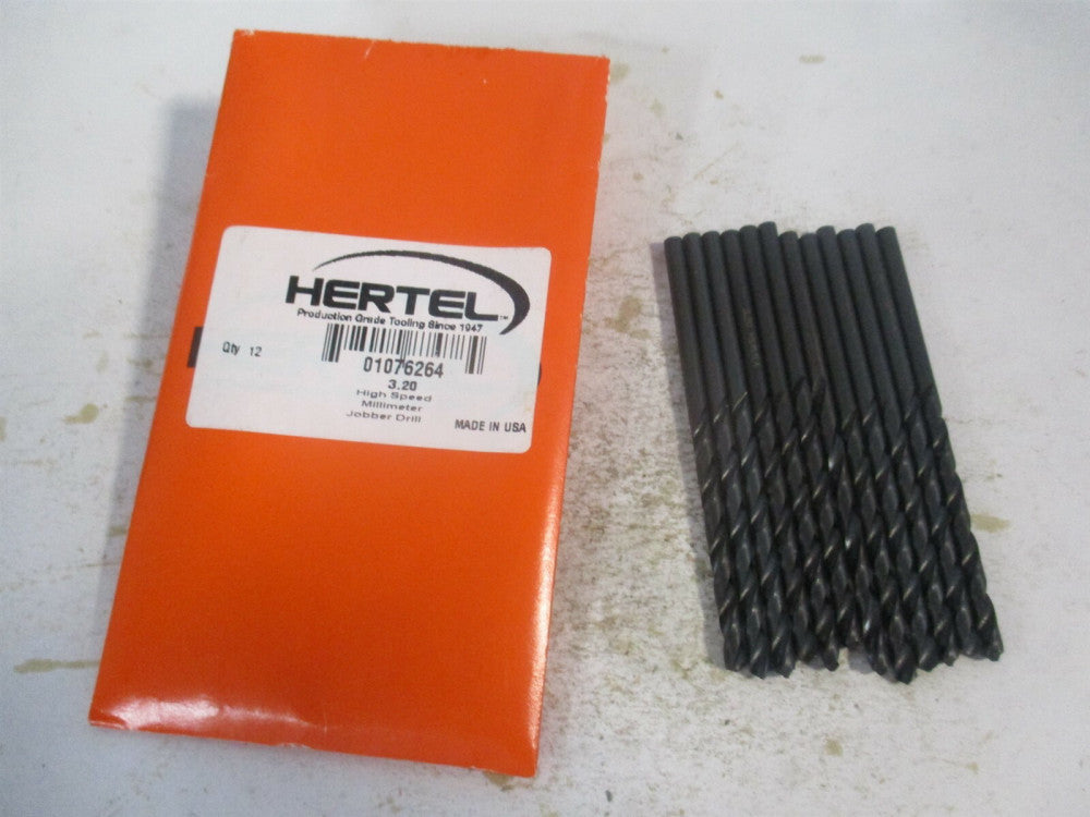 (301 3.20) 3.2mm x 41.00mm x 70.00mm 118° HSS Jobber Drill - Pack of 12