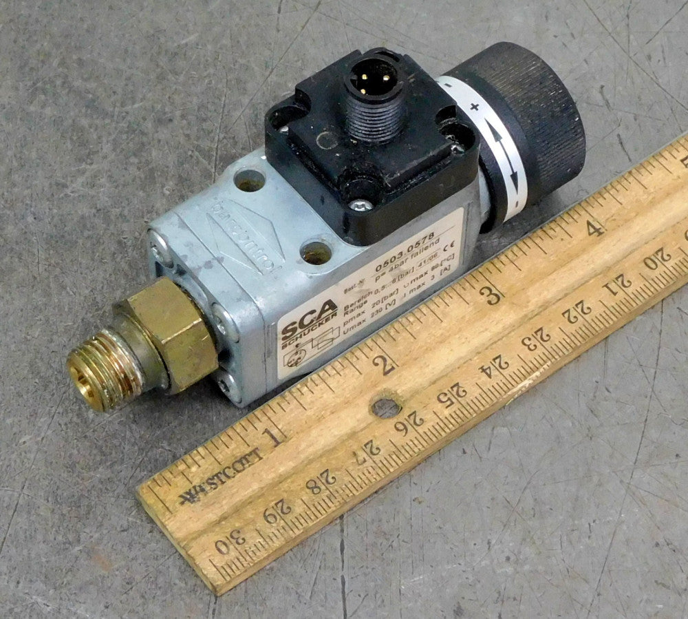SCA Shucker 0503.0578 Pressure Switch 230V AC 3 A 20 bar