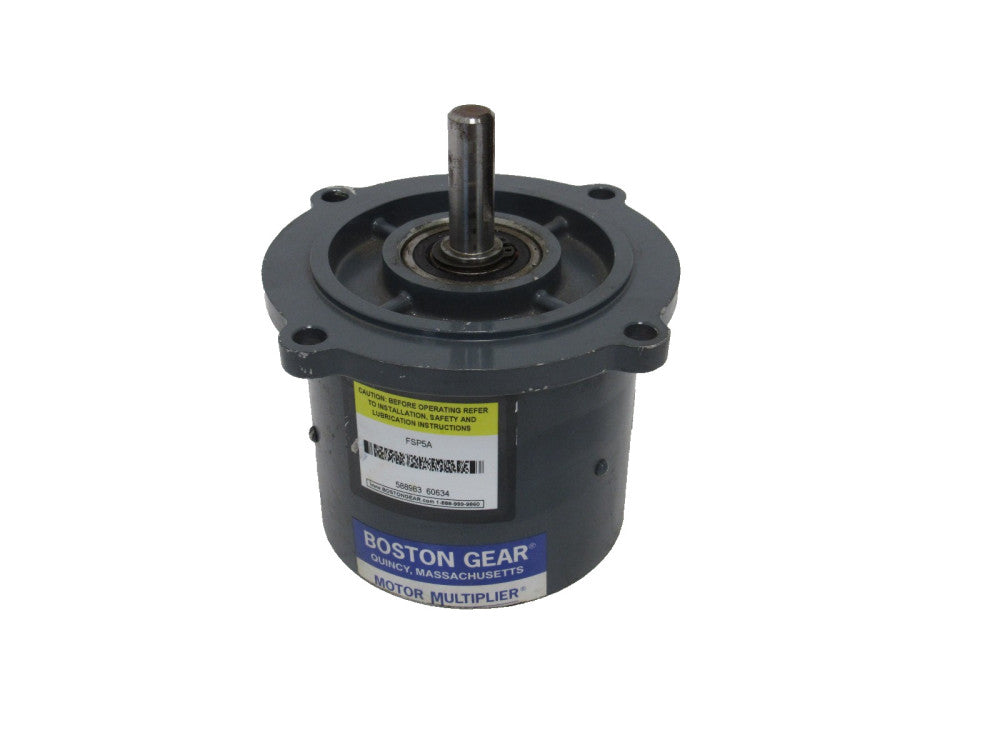 NEW BOSTON GEAR FSP5A MOTOR MULTIPLIER 5:1 588983