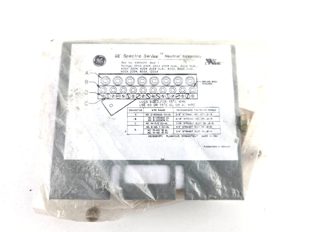 NOS General Electric (GE) ANKN120 Hardware Bag/Kit Only
