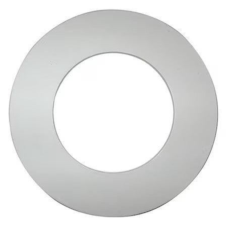 Zoro Select 24Sh-Rg-0150-125-0400 Flange Gasket,4 In.,1/8 In.,White,Ptfe