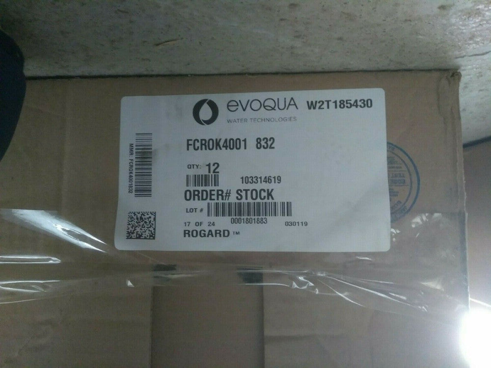 NEW EVOQUA Melt Blown Prefilter, Evoqua FCROK4001, 1 Micron, Code K BOX OF 12