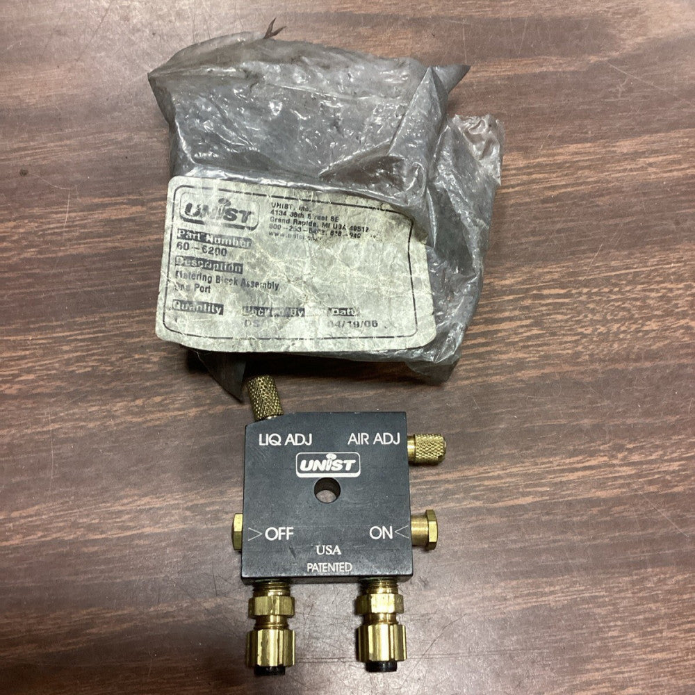 UNIST 60-6200 METERING BLOCK ASSEMBLY-2 PORT