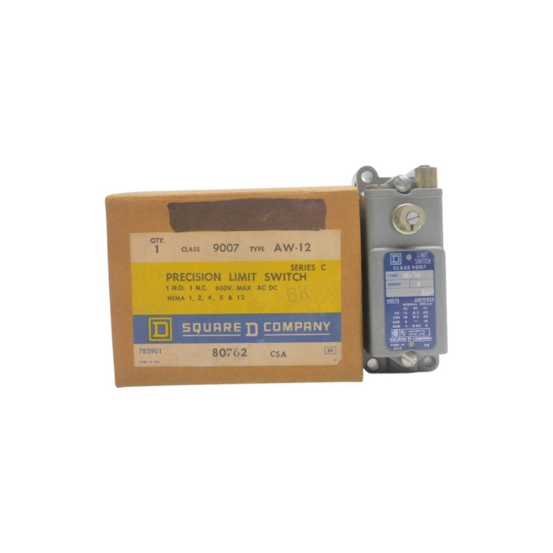 SQUARE D 9007AW12 SER. C 600V NSMP
