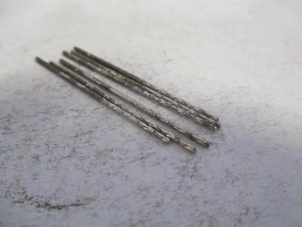 (44333) #63 5/8" x 1-1/2" OAL 118° HSS Spiral Jobber Drill Bit - Lot of 6