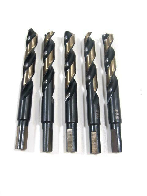 CLE-LINE (C23862) HSS RH 29/64" Drills with 3/8" Shanks & Flats NEW - Lot of 5 