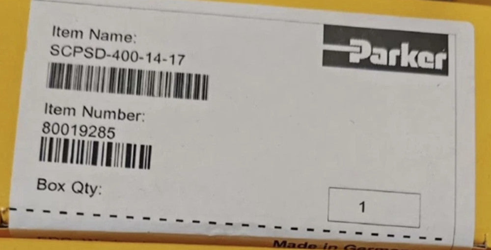 One Brand New Parker SCPSD-400-14-17 Pressure Switch