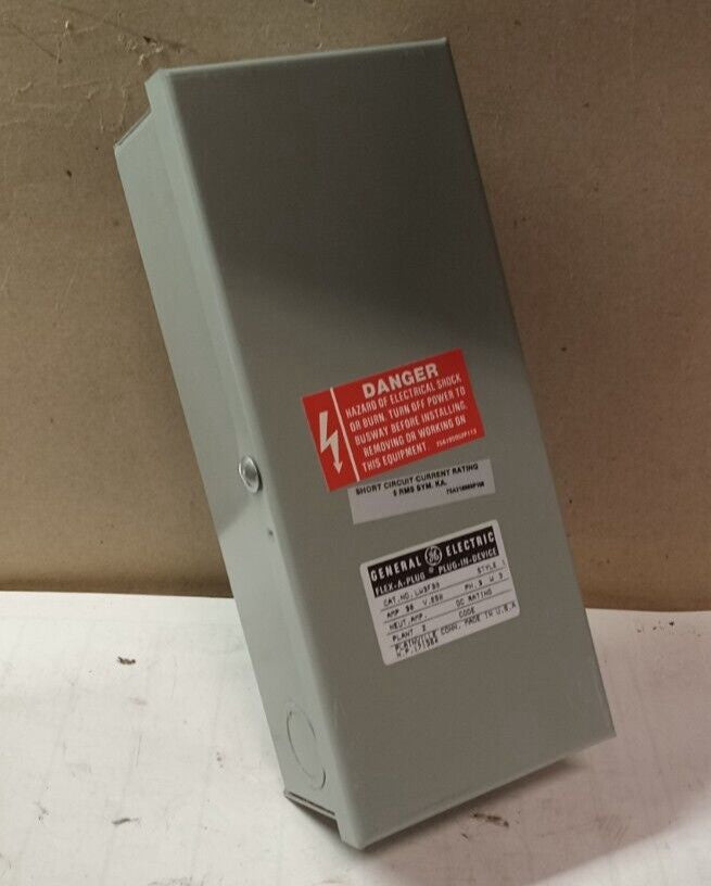 NEW GE 30 AMP TAPBOX BUSWAY 3 POLE FUSIBLE 250 VOLT LW3F30