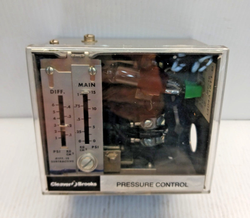 New Cleaver Brooks L404A1511 Pressure Control Honeywell 0-15 Psi