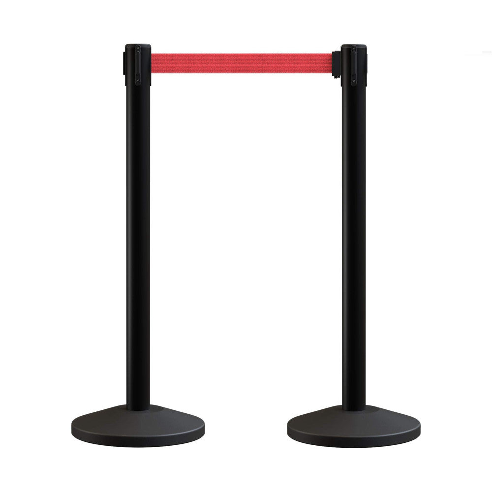 Crowd Control Warehouse CCW Series RBB-100 - Set of 2 Stanchions with