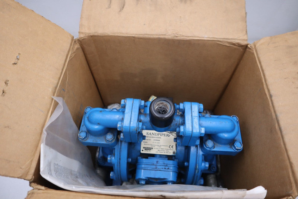 WARREN RUPP ALUMINUM S05B1AHWANS000 TOP DISCHARGE METALLIC BALL VALVE STK H229