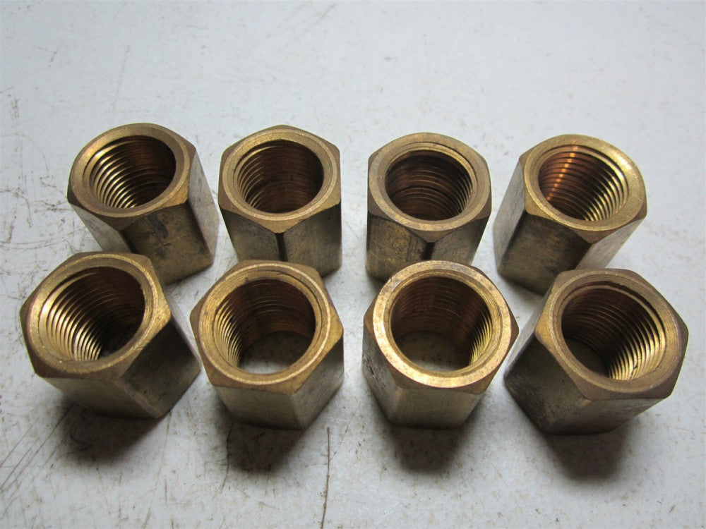 Coilhose Pneumatics (K0808) 1/2" FPT x 1/2" FPT Brass Hex Coupling - Pack of 8