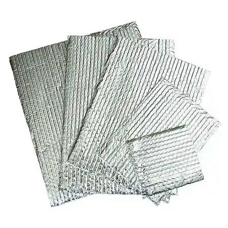 Zoro Select 56La13 Mailer Envelopes, 3/16", Inslulated, Outside Width: 18",Pk50