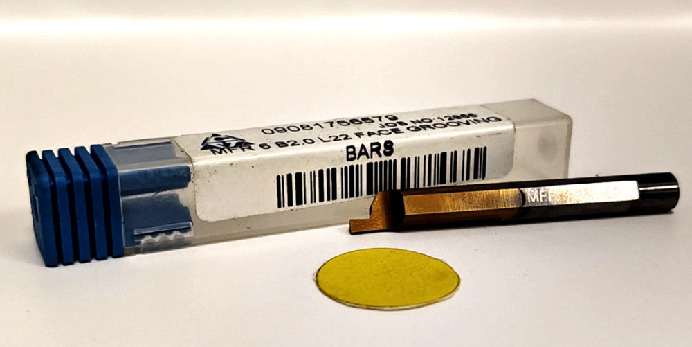 CARMEX COOLANT-FED GROOVING BAR 2" OAL MFR-6-B2.0-L22