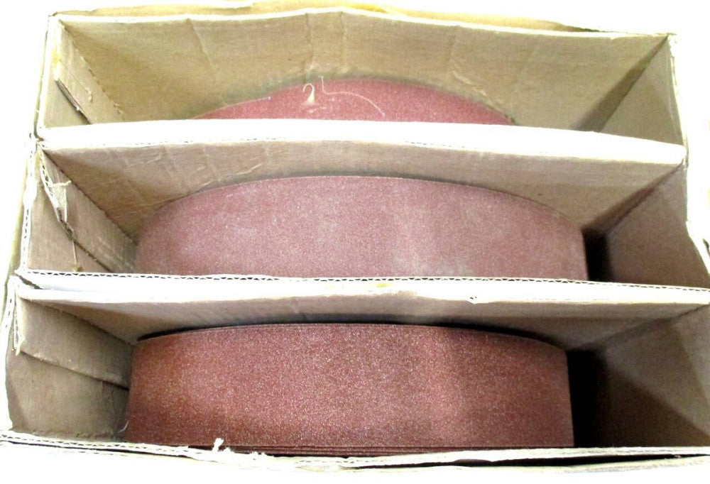 NEW 25 yds x 1-1/2" 120/180/240 Grit Coated Aluminum Oxide Shop Rolls - 3 PK