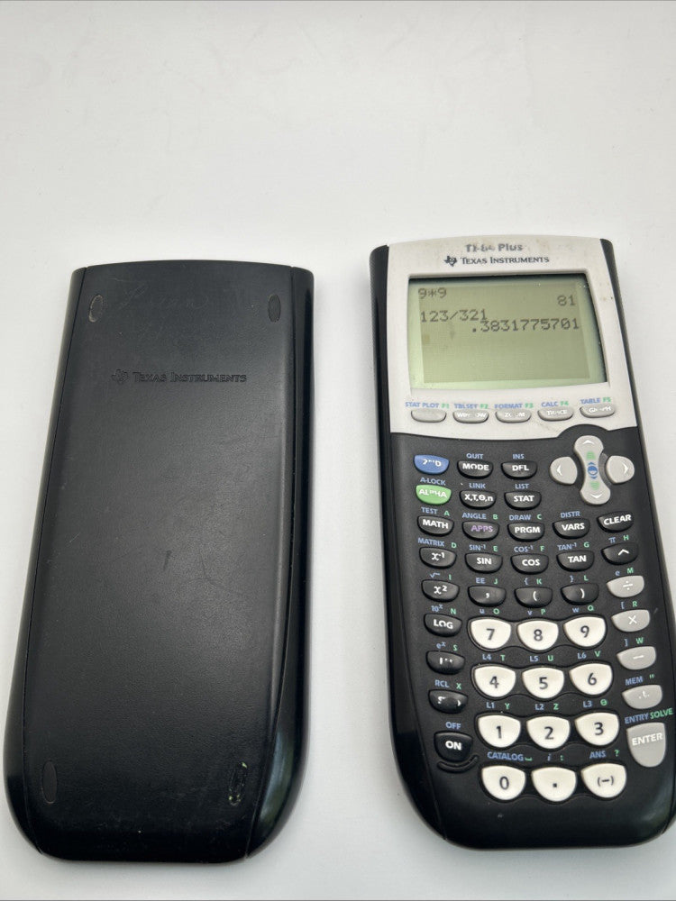 TI-83 Plus Graphing Calculator Black with Slip on Cover
