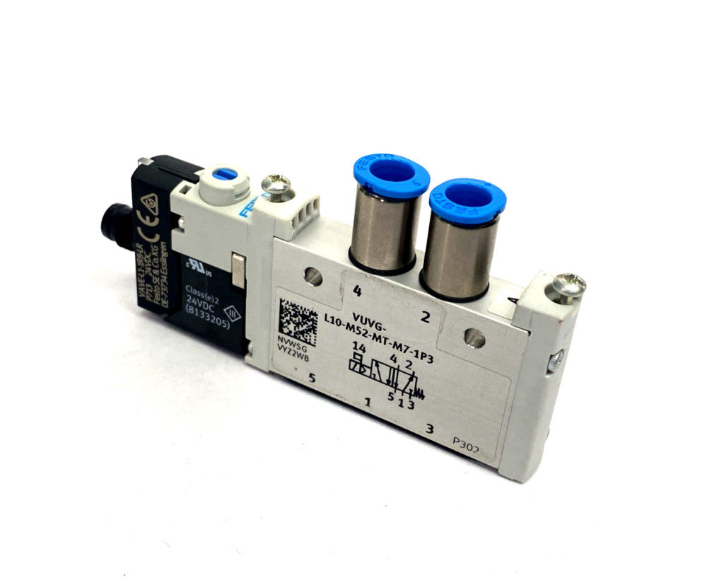 Festo VUVG-L10-M52-MT-M7-1P3 Solenoid Valve, 5/2-Way Monostable 574359