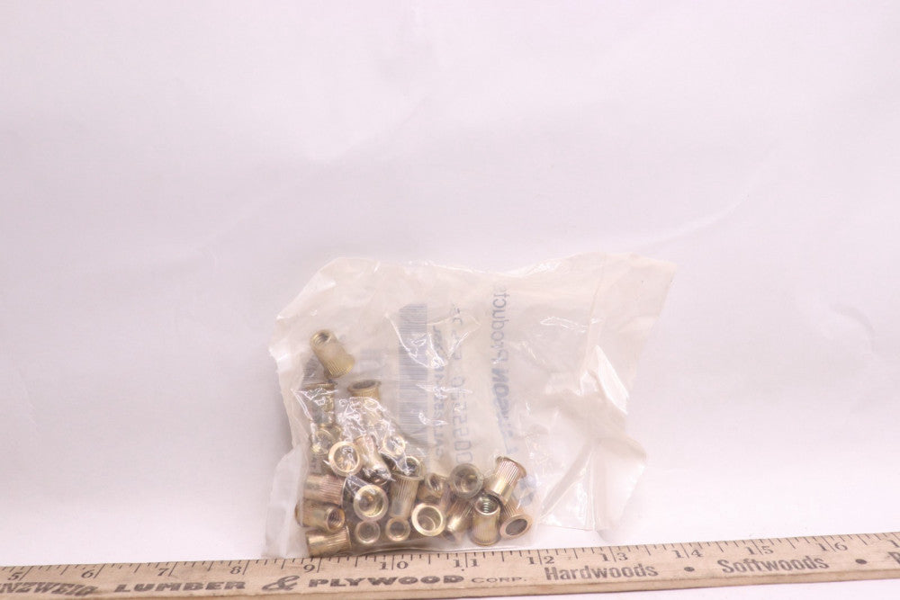 Diamond Flange Grip II Threaded Insert Yellow Zinc 1/4" 51673