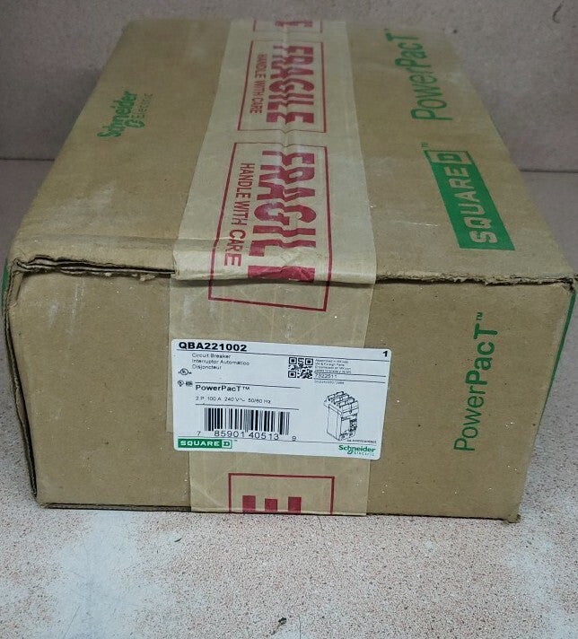 1) New! Square D QBA221002 240V 100A 2P Circuit Breaker