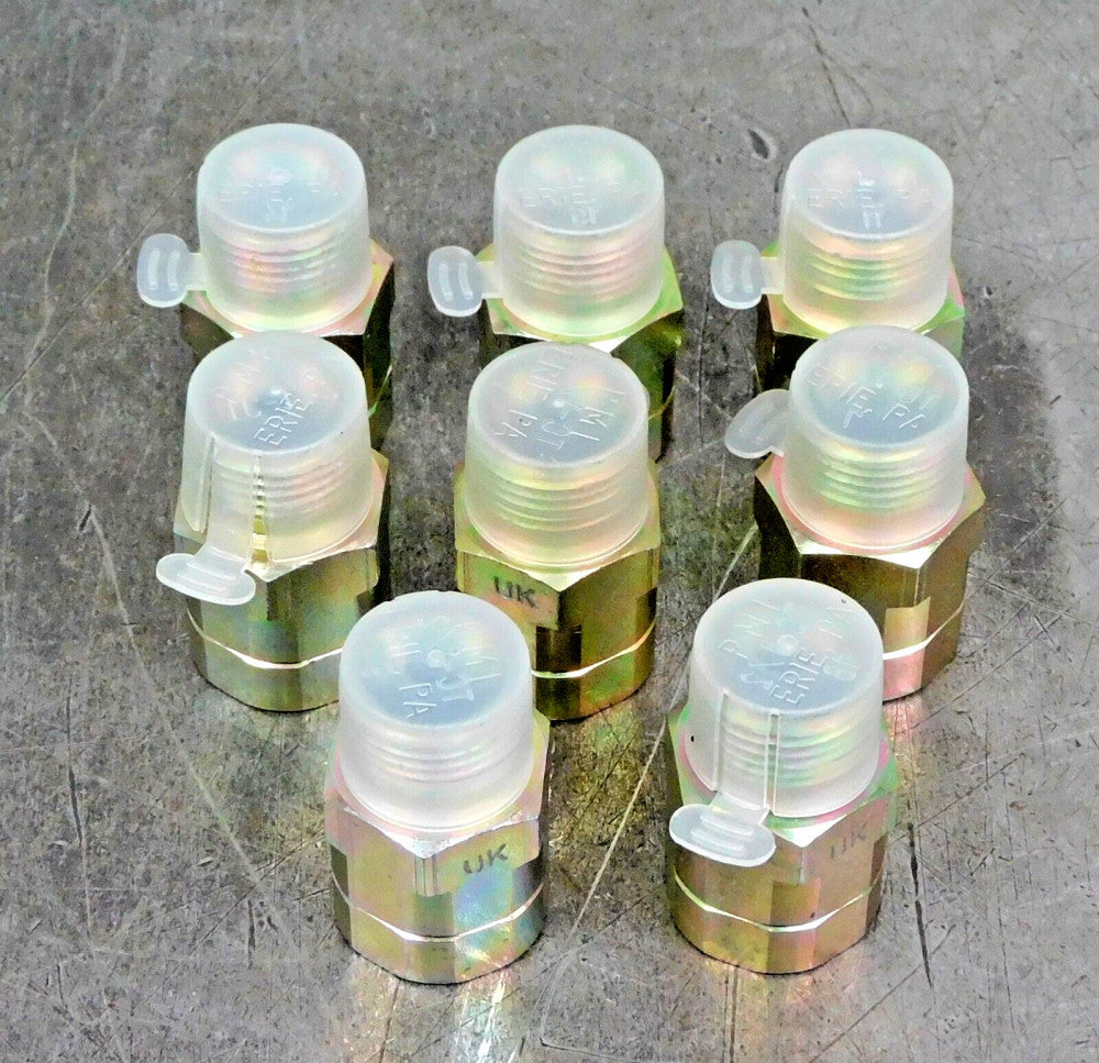 Brennan 7042-08-08 Male-Female Straight Adapter 1/2in-14 NPT  Lot of Eight (8)