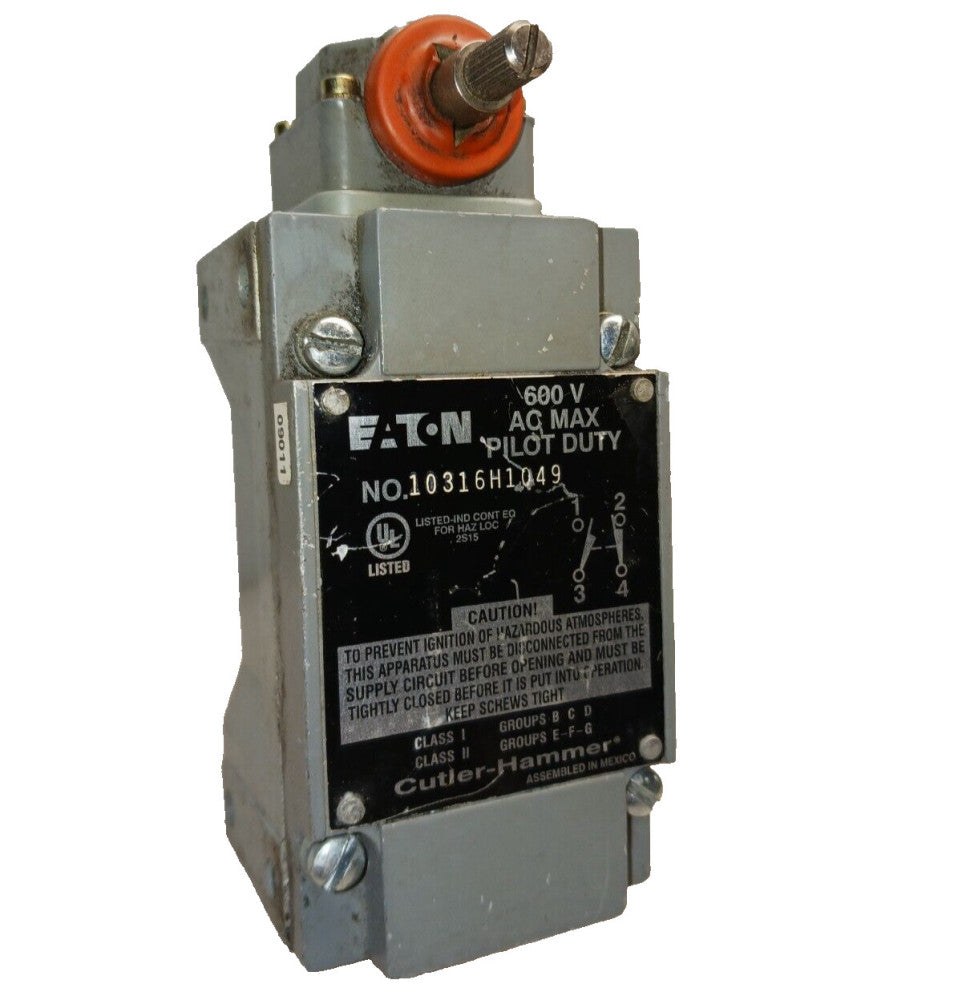 NEW CUTLER HAMMER 10316H1049 HAZARDOUS LOCATION LIMIT SWITCH NNB