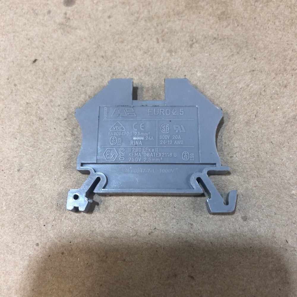 MORSETTITALIA EURO  2.5 TERMINAL BLOCK 20A 600V LOT OF 9