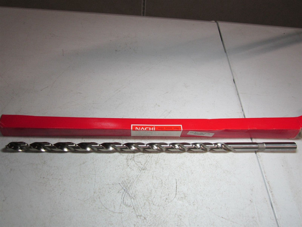 Nachi (1058409) 9/16 Diam 18" Overall Length Straight Shank Extra HSS Drill Bit