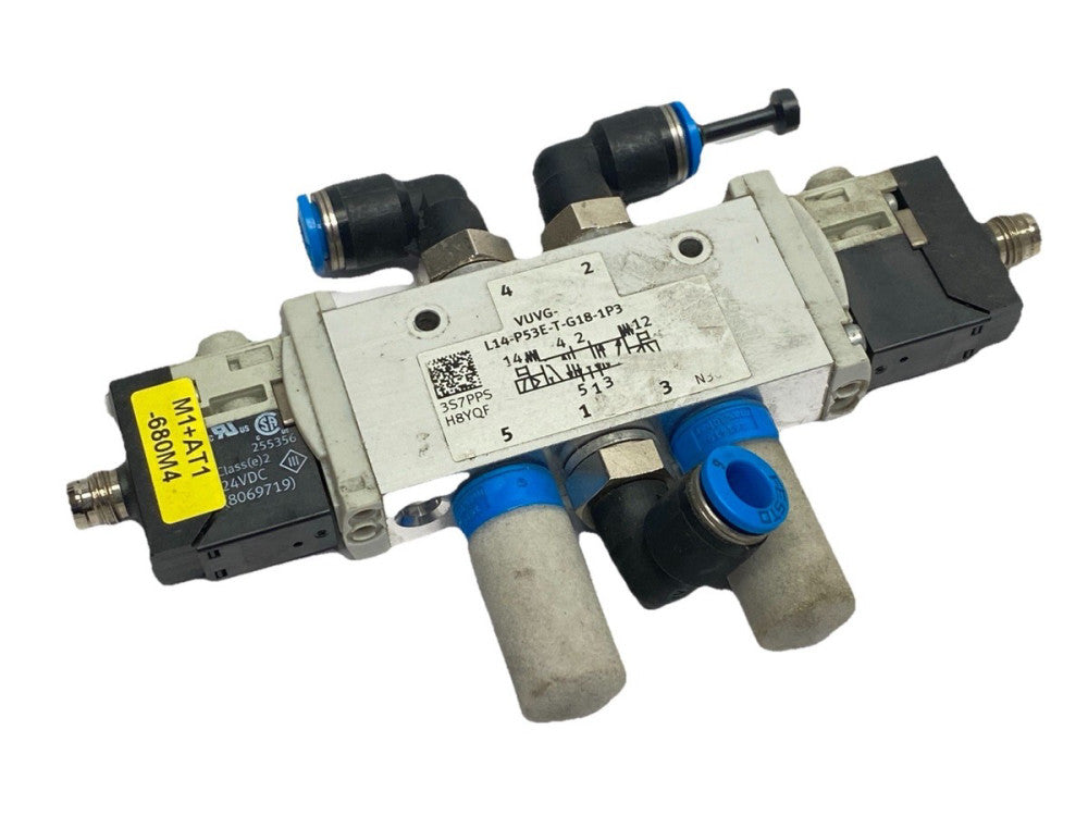 Festo VUVG-L14-P53E-T-G18-1P3 Solenoid Valve 5/3 Exhausted 566502