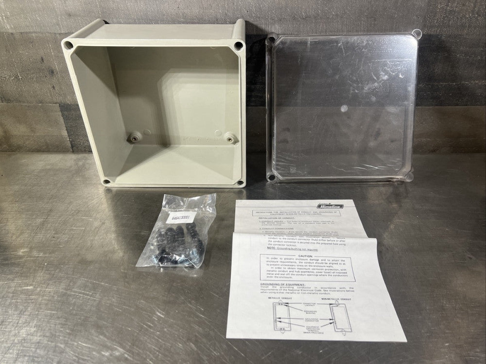 Nos Surplus Carlon HS11A7C Himeline Enclosure Non-Metalic 11x11x7