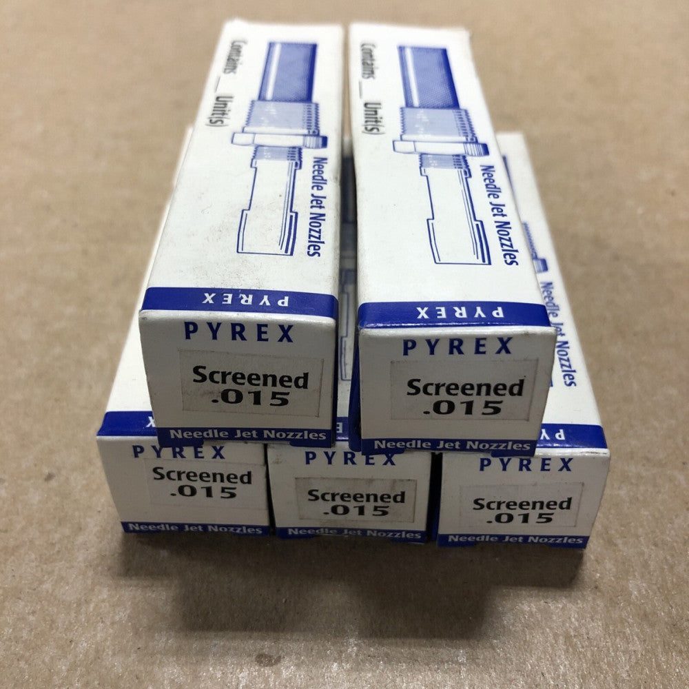 NEW Gatewood Needle Jet Nozzle .015 Stainless Steel Screened (LOT OF 5)