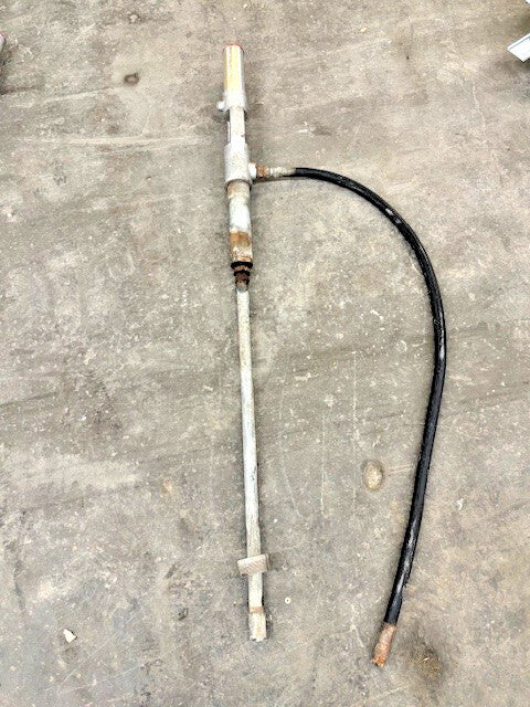 CAST ALUMINUM OIL PUMP W/ HOSE (PARTS ONLY)