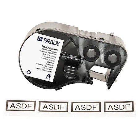 Brady M4-92-428-Bb Precut Label Cartridge,Gray,Matte