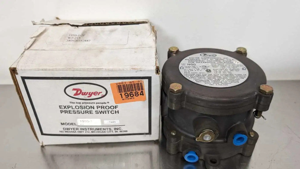 Dwyer 1950-1 Explosion Proof Pressure Switch 1950-1-2F 0.4-1.6" wc