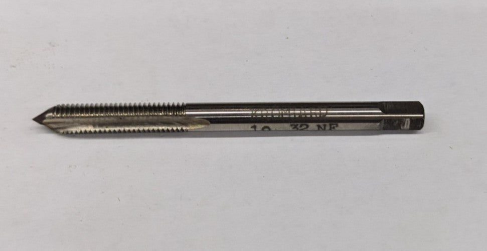 Kromhard 10-32 NF Spiral Point Bottoming Tap GH20 2 Flutes HSS UK - Bottom