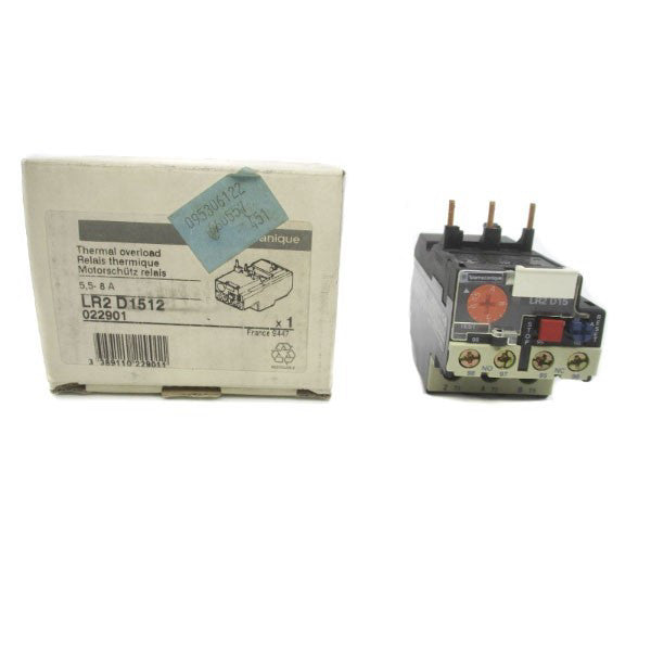 TELEMECANIQUE LR2D1512 600V 5.5-8A NSMP