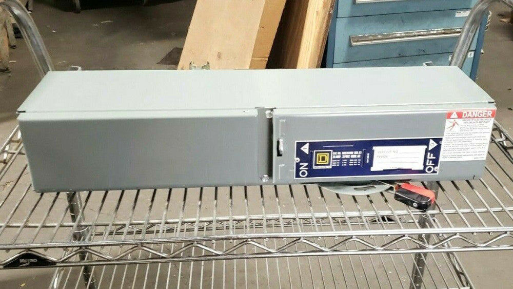 NEW SQUARE D 30 AMP FUSIBLE BRANCH SWITCH 600 VAC 3Ø 3 POLE  QMB361HW