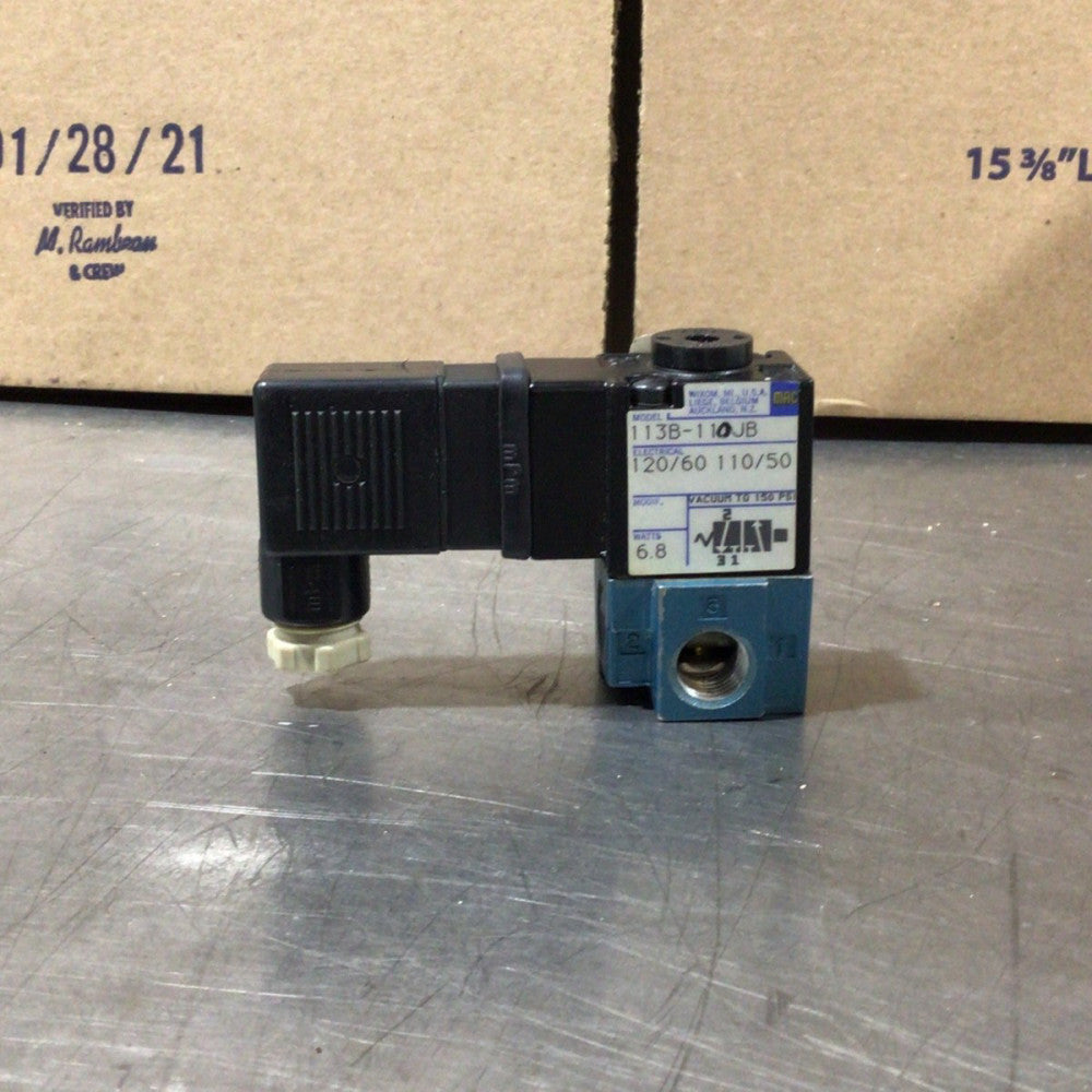 New MAC Valves 113B-110JB Solenoid Valve 3-Way 24VDC 6W 1/4"