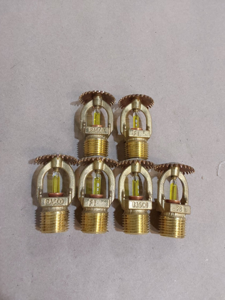 Rasco Upright Fire Sprinkler head~ F1- 79°C ~ 175°F (LOT OF 6)