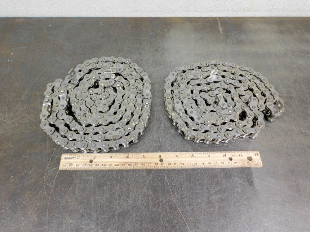 HKK 50 Stainless Steel Roller Chain Conveyor  160" SS304 HKK50