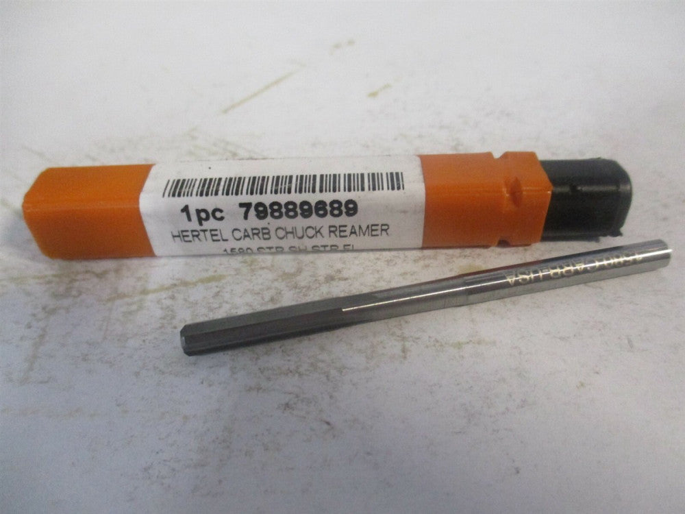 (500-0001580) 0.158" x 3/4" x 2-1/2" Straight Shank Carbide 4Fl Chucking Reamer 