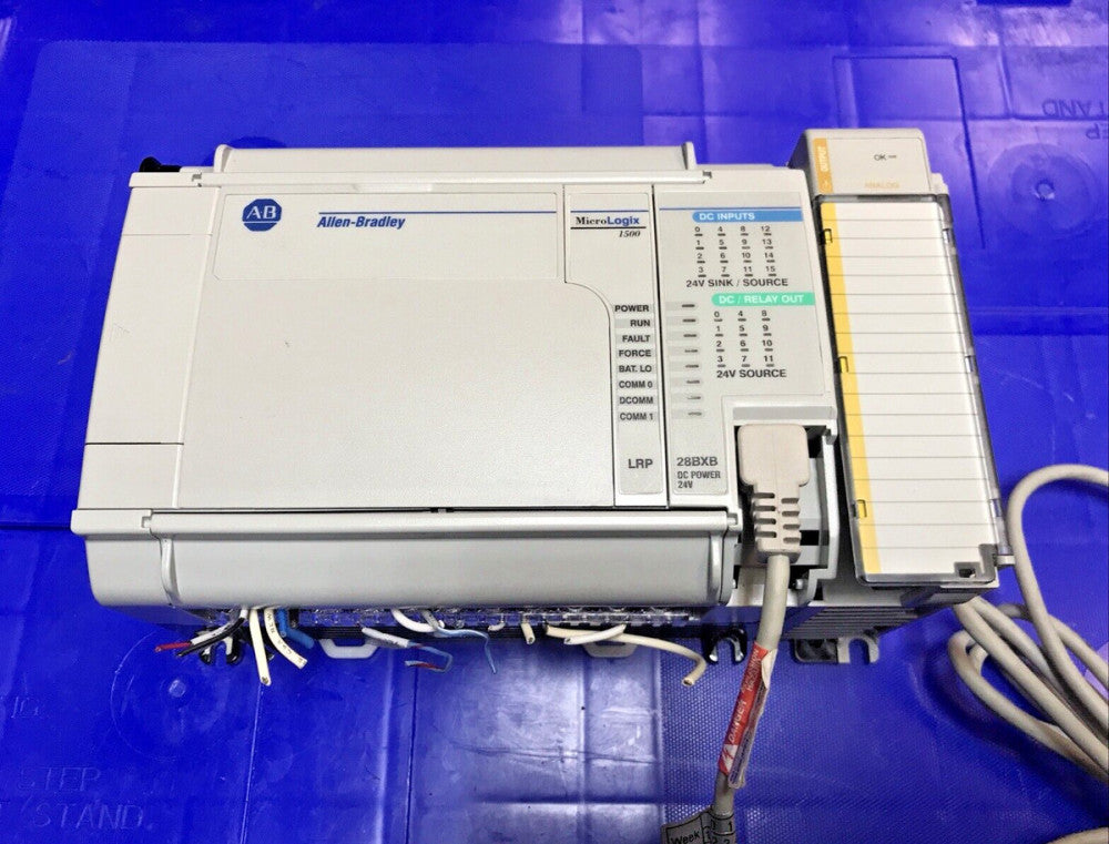 Allen Bradley 1764-LRP Processor ;1764-28BXB Base Unit; 1769-OF2; 1761-CBL-PM02